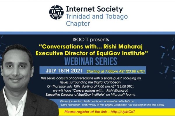 Webinar Series: “Conversations with…Rishi Maharaj, Executive Director of EquiGov Institute”